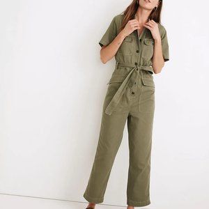 NWT Madewell Olive Toe-waist Utility Jumpsuit